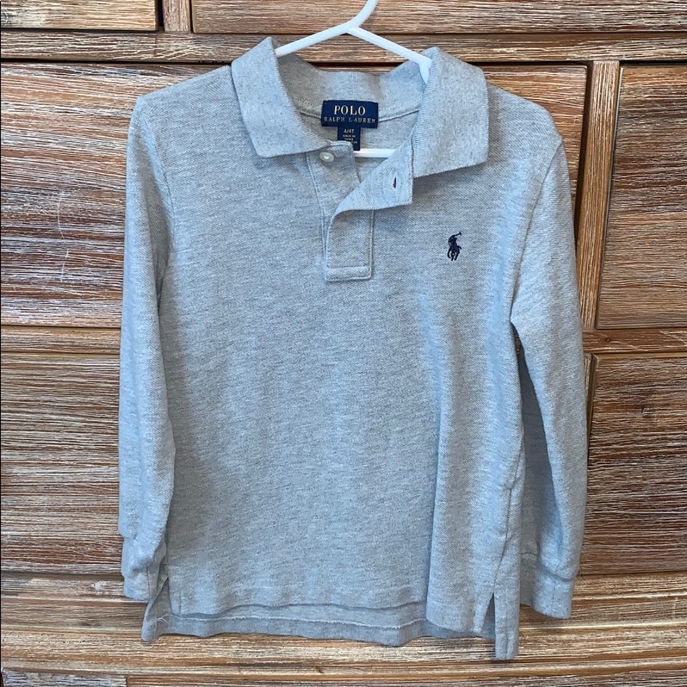 Ralph Lauren Long Sleeve Cotton Mesh Polo